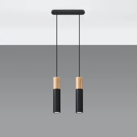 Lampa wisząca PABLO 2 czarna