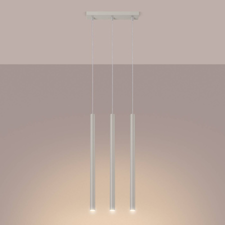 Lampa wisząca PASTELO 3 beżowa