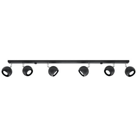 Plafon OCULARE 6L czarny