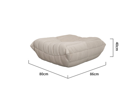 Zestaw Nua N24-4 Sofa + Podnóżek Nua N22-4