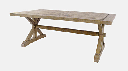Stolik kawowy drewniany 127x71 cm – rustykalny