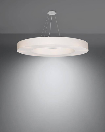 Żyrandol SATURNO SLIM 90 biały