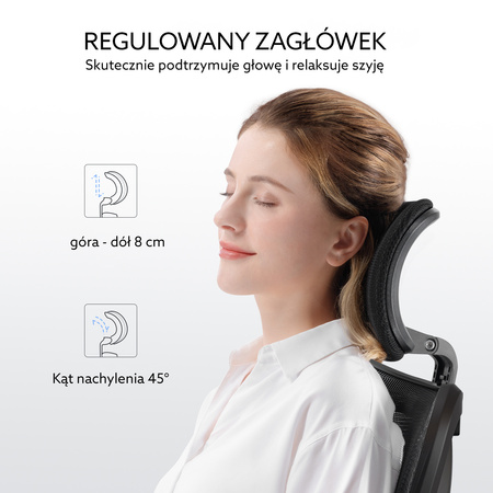 Fotel biurowy ANGEL ergonomiczny obrotowy- eurOpa