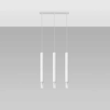 Lampa wisząca WEZYR 3 biała