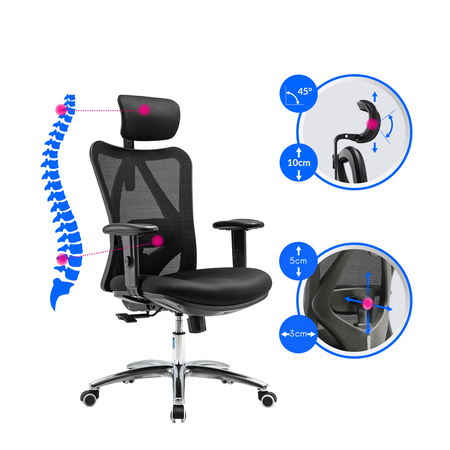 Fotel biurowy ANGEL ergonomiczny obrotowy- eurOpa