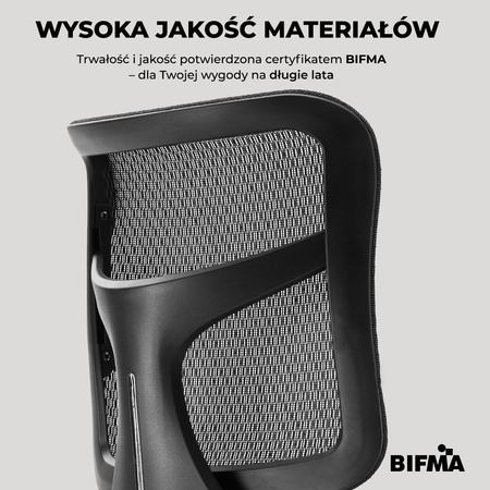 Ergonomiczny fotel biurowy na kółkach ANGEL - Astro