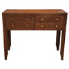 Toaletka drewniana 100 cm z szufladami – akacja indyjska, kolor WALNUT