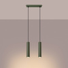 Lampa wisząca LAGOS 2 zielona oliwka