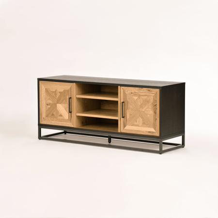 Nowoczesna komoda RTV loftowa 133 cm – styl loftowy