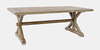 Stolik kawowy drewniany 127x71 cm – rustykalny