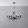 Żyrandol MINERWA 7 czarny