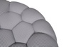 Futurystyczna sofa do salonu jasnoszara- NUA
