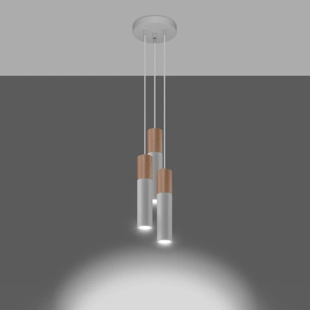 Lampa wisząca PABLO 3P biała