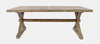 Stolik kawowy drewniany 127x71 cm – rustykalny