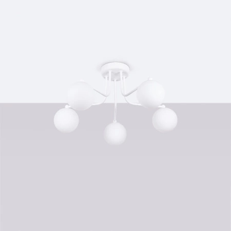 Żyrandol ASTRAL 5 biały