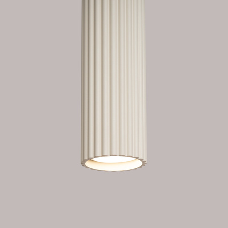 Lampa wisząca KARBON 1 beżowy