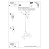 Lampa wisząca HYPERION 3P czarny