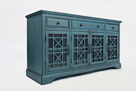 Komoda prowansalska z szafkami 153 cm-  AV175-60