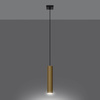 Lampa Wisząca LAGOS 1 złoty połysk
