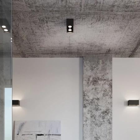 Plafon QUAD MAXI czarny