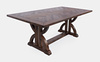Stół drewniany rozkładany 152,5-198 cm z intarsją w jodełkę