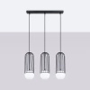 Lampa wisząca BRINA 3L czarna