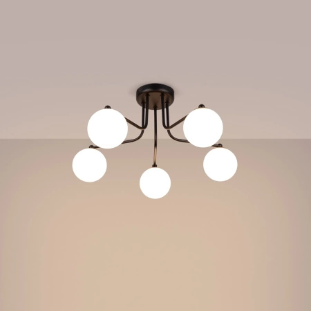 Żyrandol ASTRAL 5 czarny