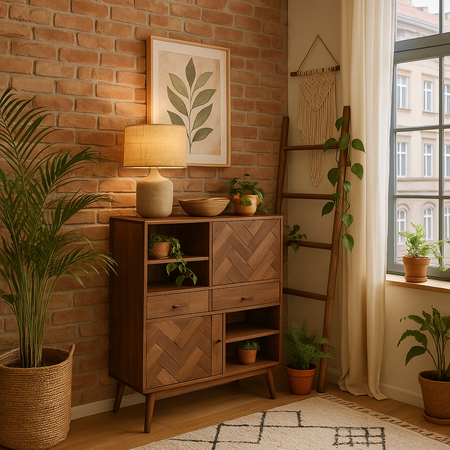 Drewniana komoda Retro