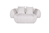 Nowoczesna tapicerowana sofa w kolorze białym- Nua