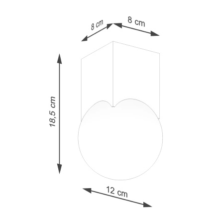Plafon SOLIS naturalne drewno