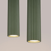 Lampa wisząca KARBON 2 zielona oliwka