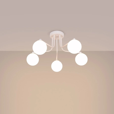 Żyrandol ASTRAL 5 biały