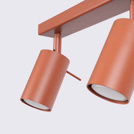 Plafon RING 4L ochra czerwona