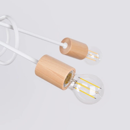 Żyrandol EMBER 5 biały