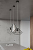 Lampa wisząca GASPARE czarna