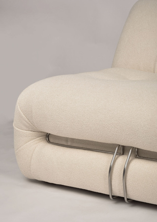 Nowoczesna sofa rozkładana- biały ecru- Nua