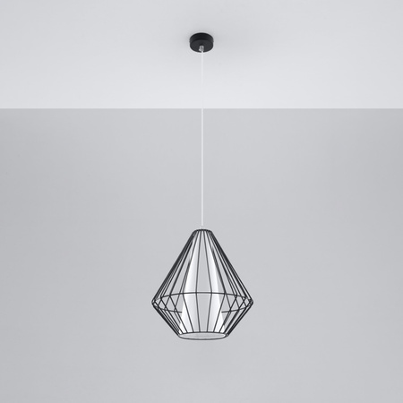 Lampa wisząca DEMI czarna