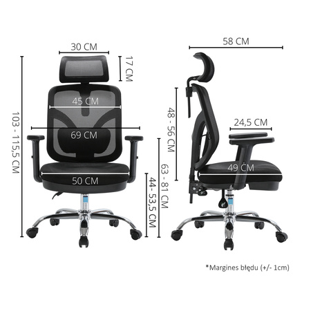 Fotel biurowy ANGEL obrotowy jOkasta Pomarańczowy