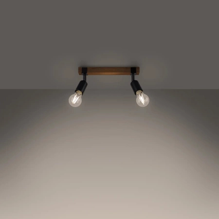 Plafon ZUCA 2 czarny