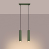Lampa wisząca KARBON 2 zielona oliwka
