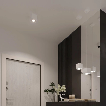 Plafon QUAD 2 biały