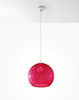 Lampa wisząca BALL czerwona