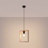 Lampa wisząca ARIES naturalne drewno