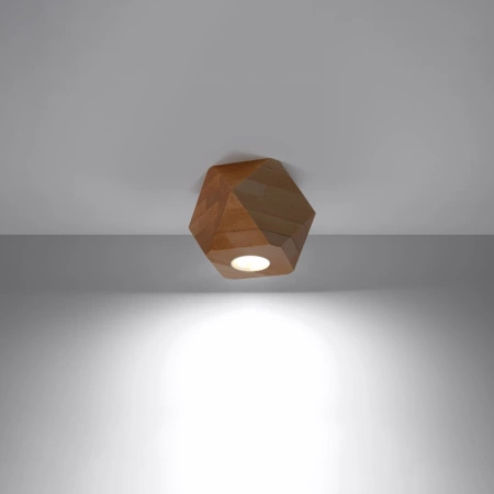 Plafon WOODY 1 naturalne drewno