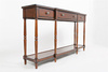 Konsola kolonialna do przedpokoju w kolorze mahoniowym