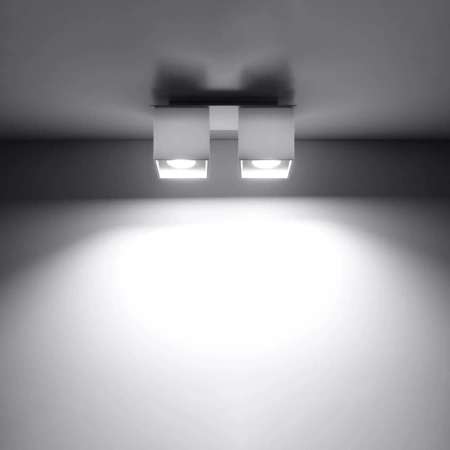 Plafon QUAD 2 biały