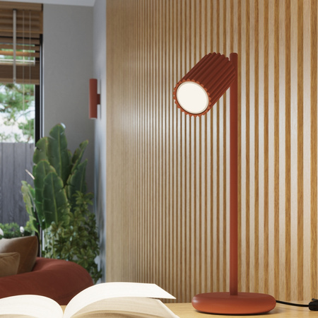 Lampa wisząca KARBON 3P ochra czerwona