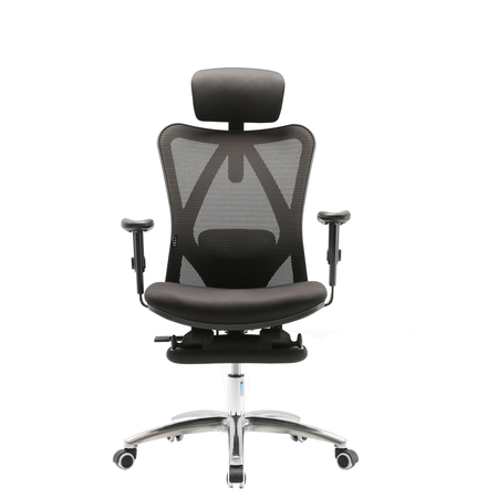 Krzesło biurowe ANGEL ergonomiczne z podnóżkiem i obrotową podstawą