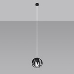 Lampa wisząca TULOS 1 czarna
