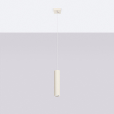 Lampa wisząca KARBON 1 beżowy
